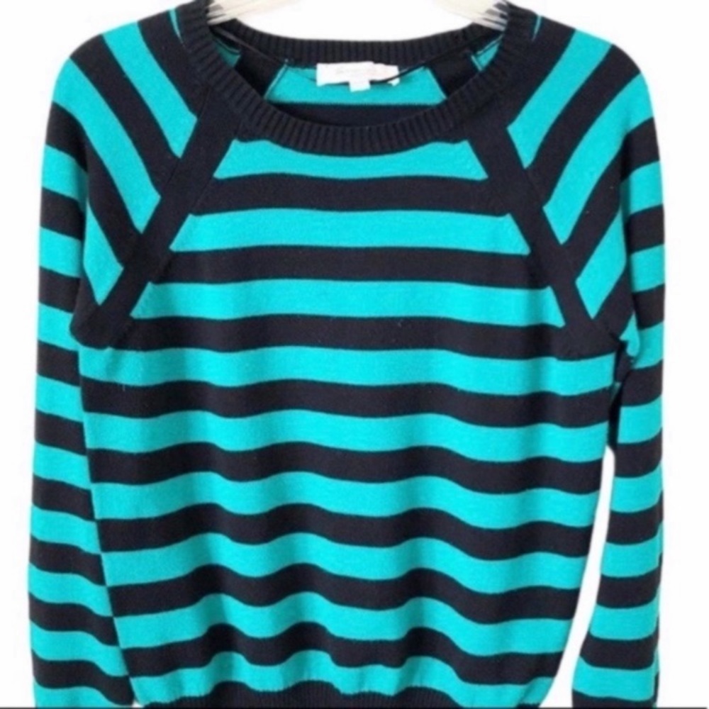Vince Camuto Striped Crew Neck Sweater
Size Small